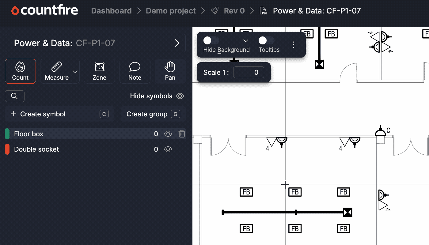 Data & AV takeoff demo